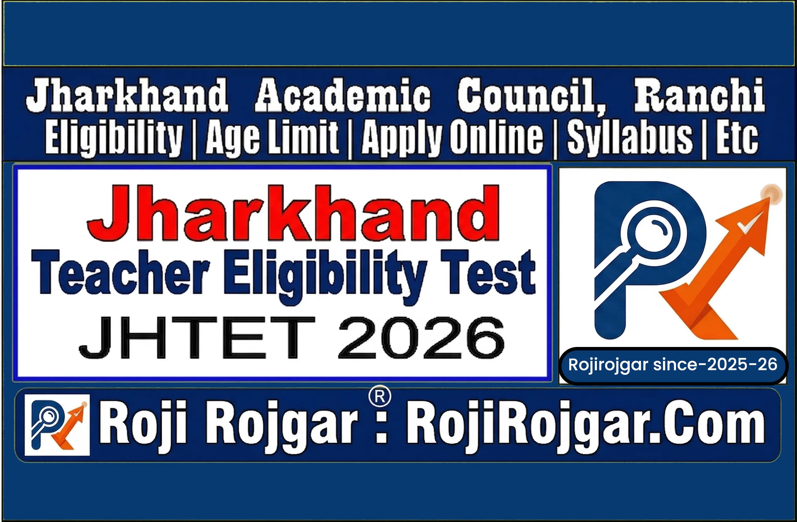 JTET Online Form 2026 | Jharkhand Teacher Eligibility Test